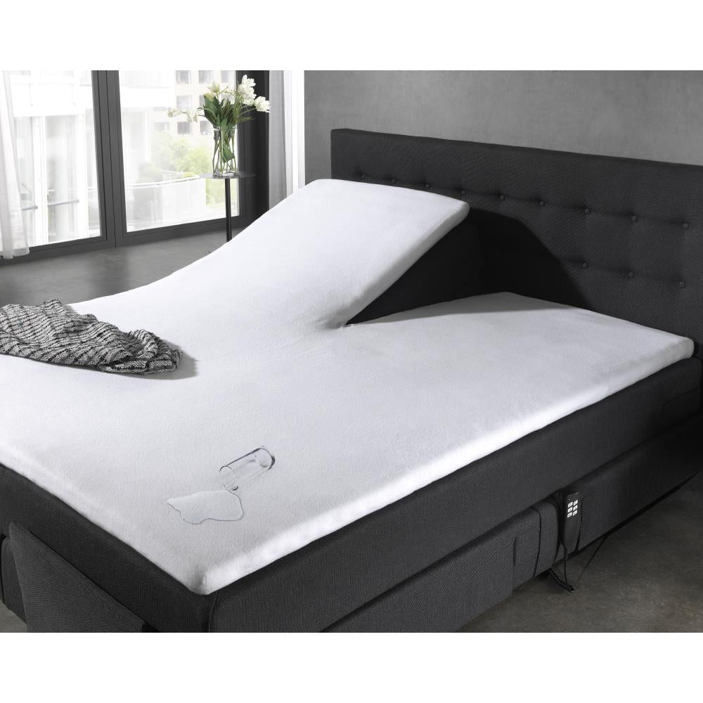 Waterdicht Splittopper Hoeslaken Wit BudgetBed.nl