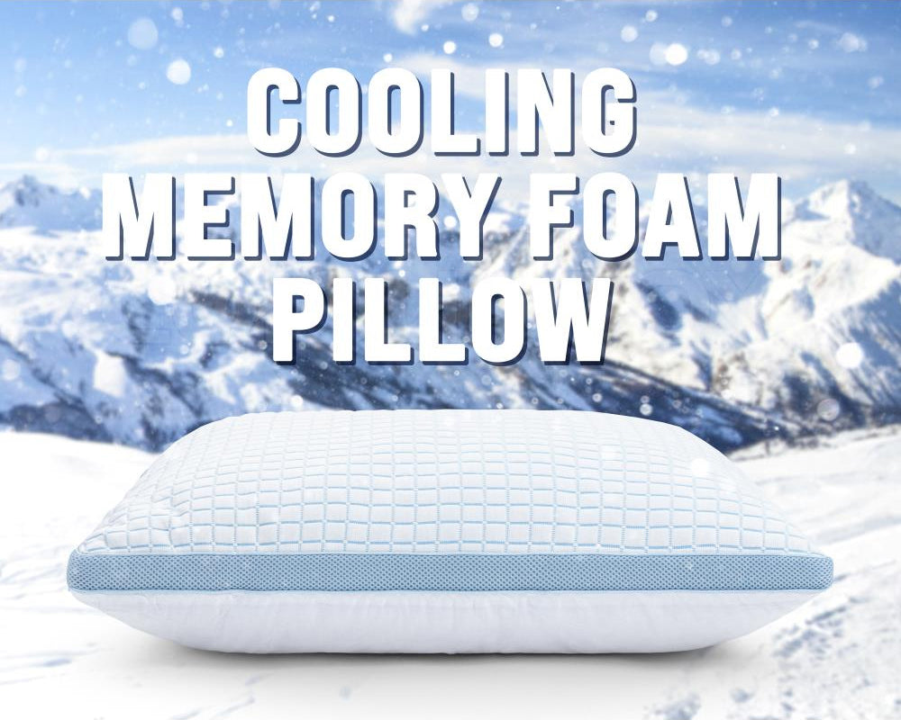 3D Blue Cell Memory Foam Hoofdkussen