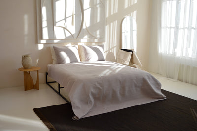 Bedsprei incl. 2 kussenslopen - Beige - Rope