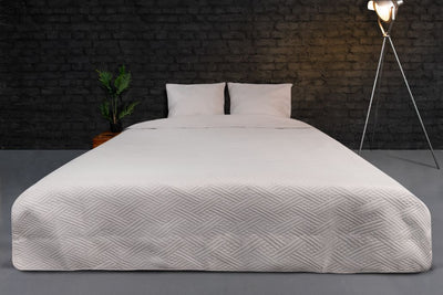 Bedsprei incl. 2 kussenslopen - Beige - Layers