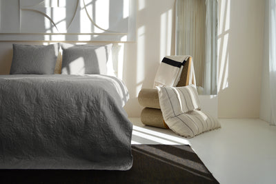 Bedsprei incl. 2 kussenslopen - Silver - Flowers