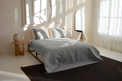 Bedsprei incl. 2 kussenslopen - Silver - Rope