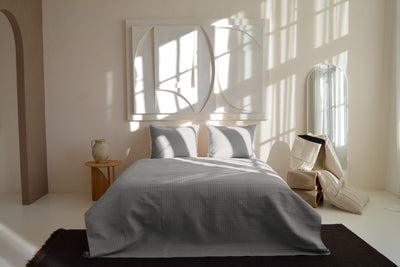 Bedsprei incl. 2 kussenslopen - Silver - Rope