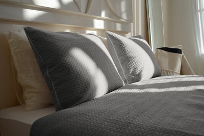 Bedsprei incl. 2 kussenslopen - Silver - Rope