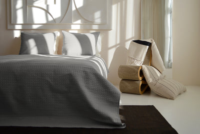 Bedsprei incl. 2 kussenslopen - Silver - Rope