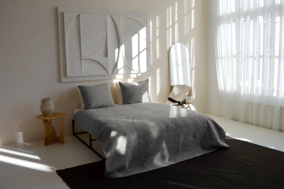 Bedsprei incl. 2 kussenslopen - Silver - Layers