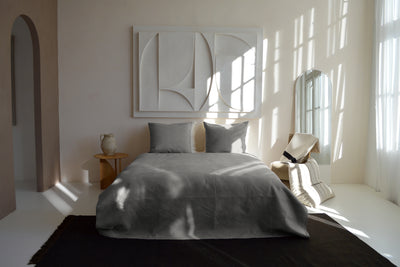 Bedsprei incl. 2 kussenslopen - Silver - Layers