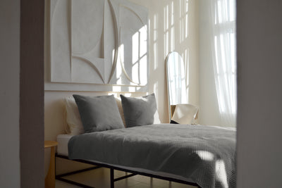 Bedsprei incl. 2 kussenslopen - Silver - Layers