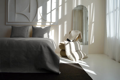 Bedsprei incl. 2 kussenslopen - Silver - Layers