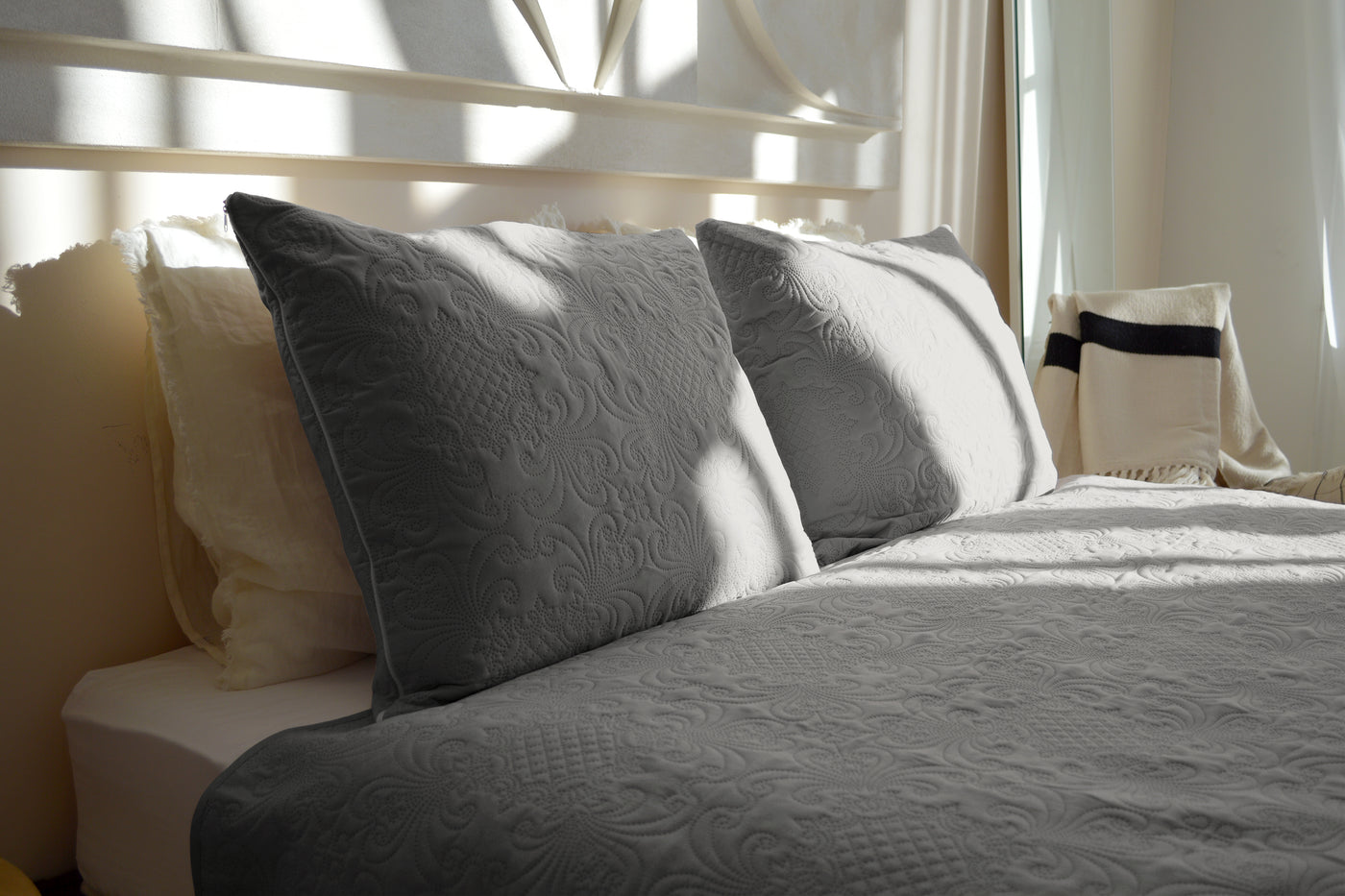 Bedsprei incl. 2 kussenslopen - Silver - Royal