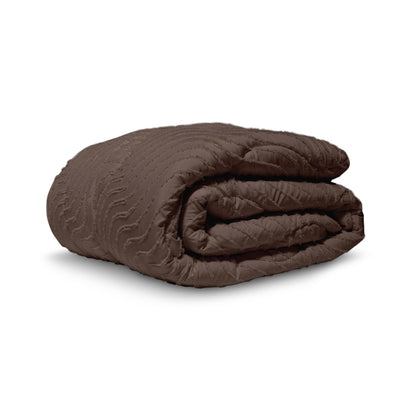 Tufted Waves Wasbaar Dekbed - Bruin