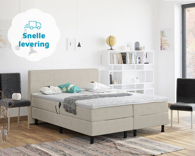 Adriana Elektrische Boxspring - Beige