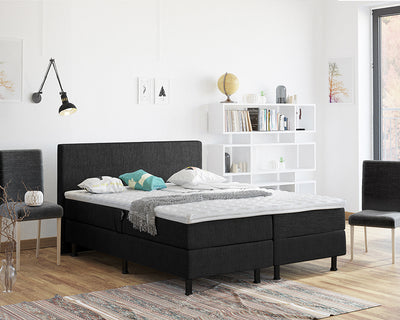 Adriana Elektrische Boxspring - Zwart