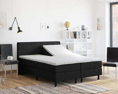 Adriana Elektrische Boxspring - Zwart