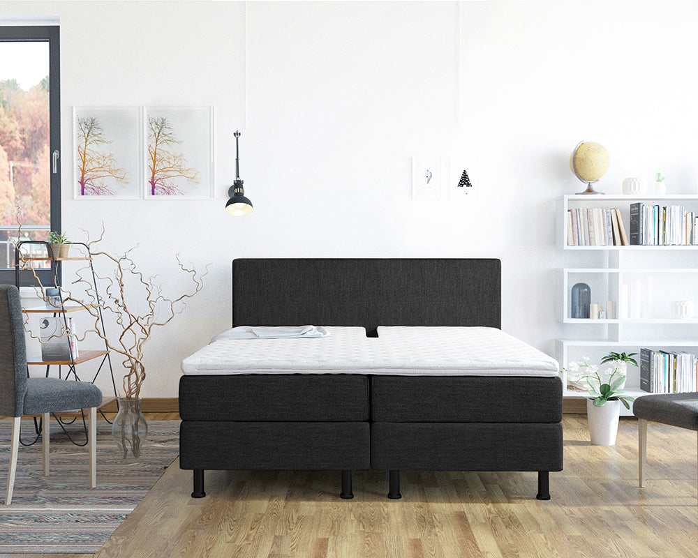 Adriana Elektrische Boxspring - Zwart