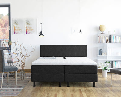 Adriana Elektrische Boxspring - Zwart