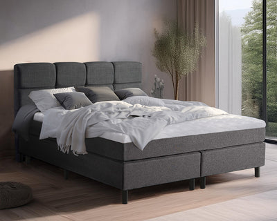 Valentina Boxspringset - Antraciet