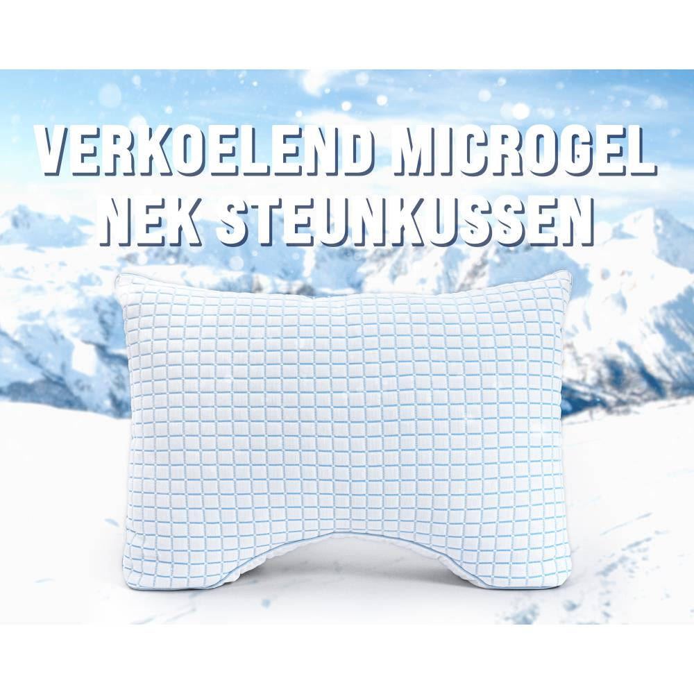 3D Blue Cell Tech Verkoelend Microgel Neksteun Kussen