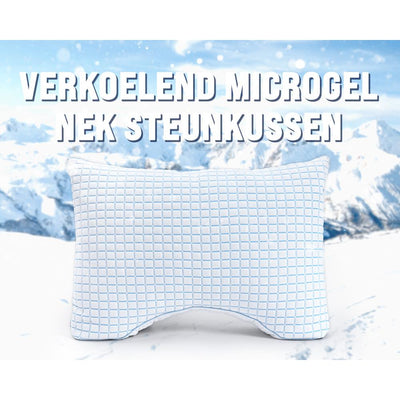 3D Blue Cell Tech Verkoelend Microgel Neksteun Kussen