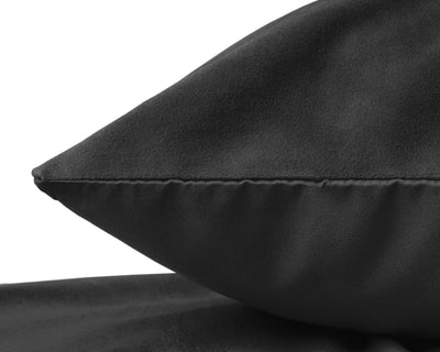 Velvet Kussenslopen Zwart - 2-pack