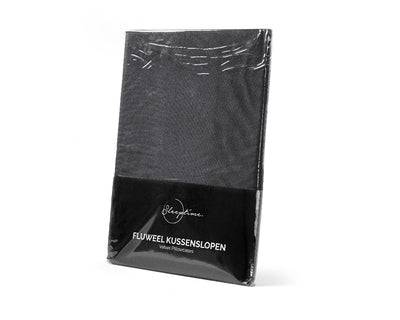 Velvet Kussenslopen Antraciet - 2-pack