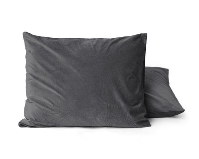 Velvet Kussenslopen Antraciet - 2-pack