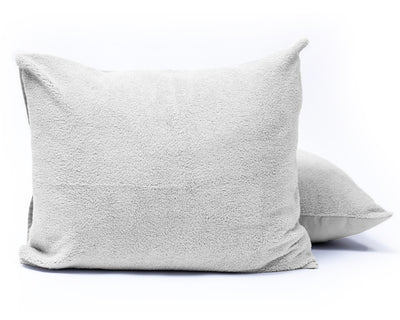 Teddy Kussenslopen Grijs - 2-pack