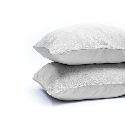 Teddy Kussenslopen Grijs - 2-pack