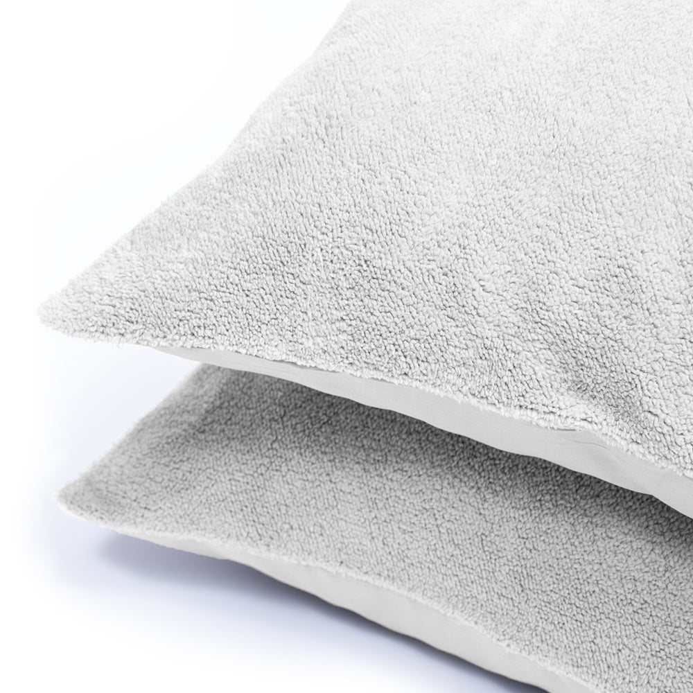 Teddy Kussenslopen Grijs - 2-pack