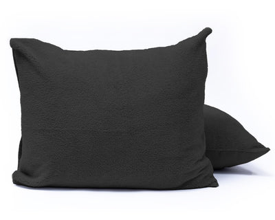 Teddy Kussenslopen Antraciet - 2-pack