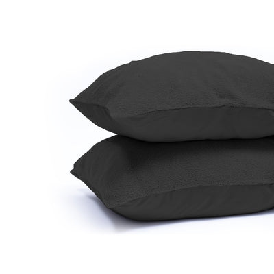 Teddy Kussenslopen Antraciet - 2-pack