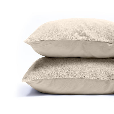 Teddy Kussenslopen Crème - 2-pack