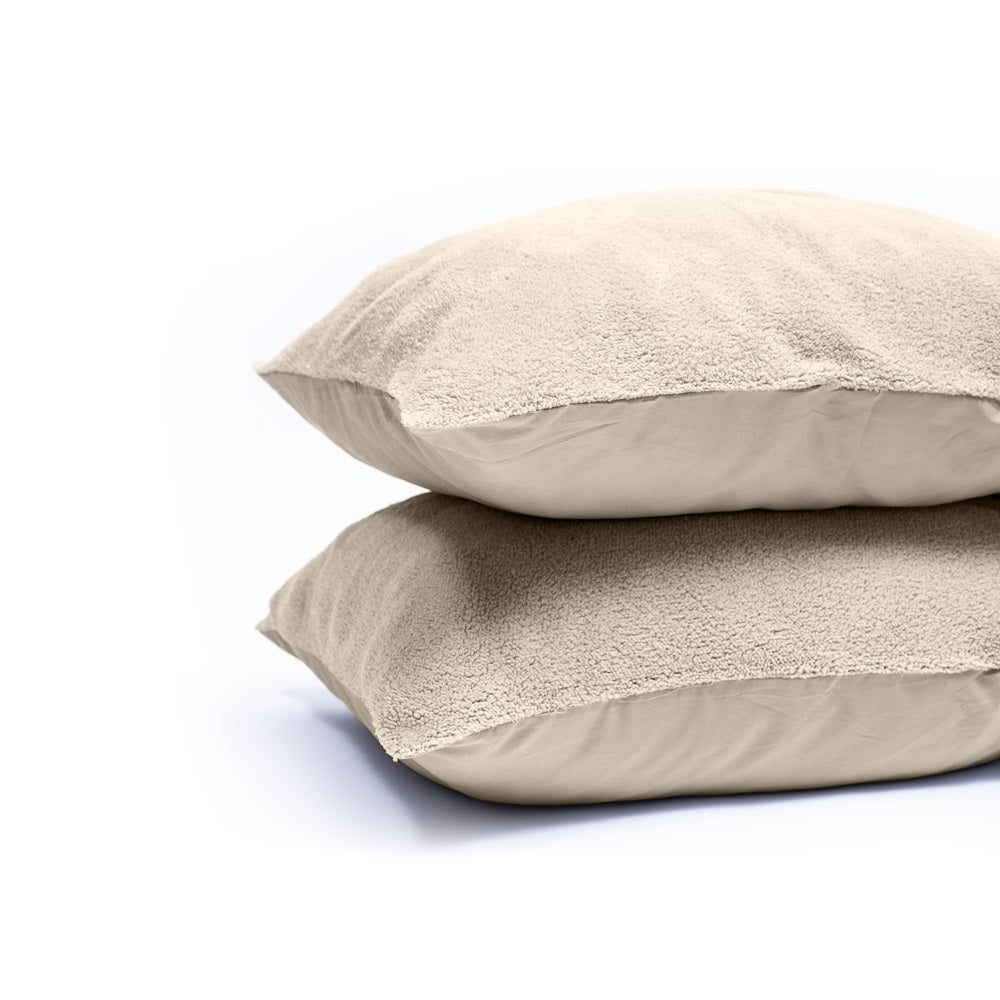 Teddy Kussenslopen Crème - 2-pack