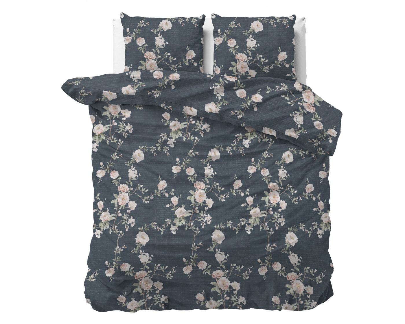 Eloise Indigo Dekbedovertrek Katoen - Blauw