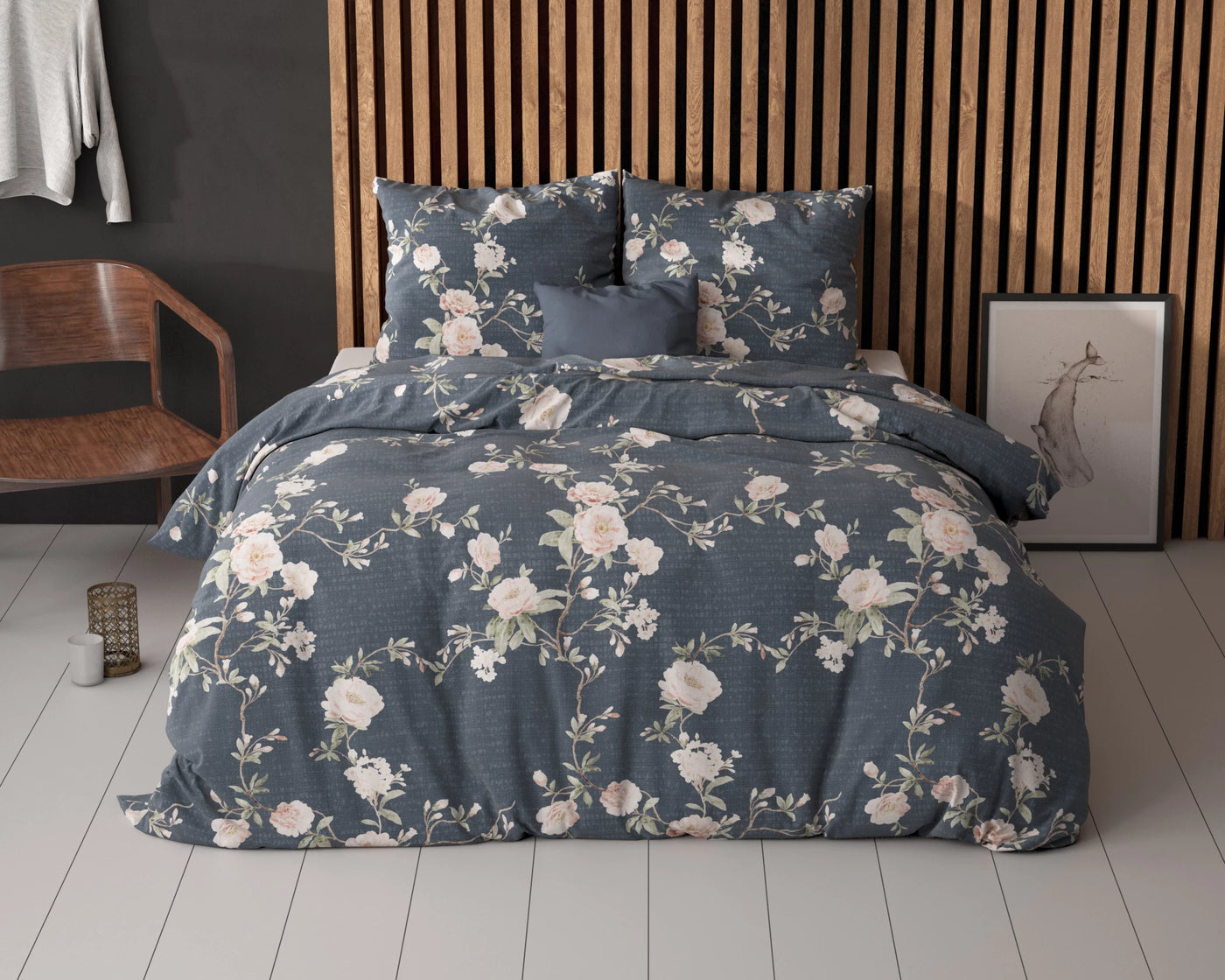 Eloise Indigo Dekbedovertrek Katoen - Blauw
