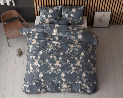 Eloise Indigo Dekbedovertrek Katoen - Blauw