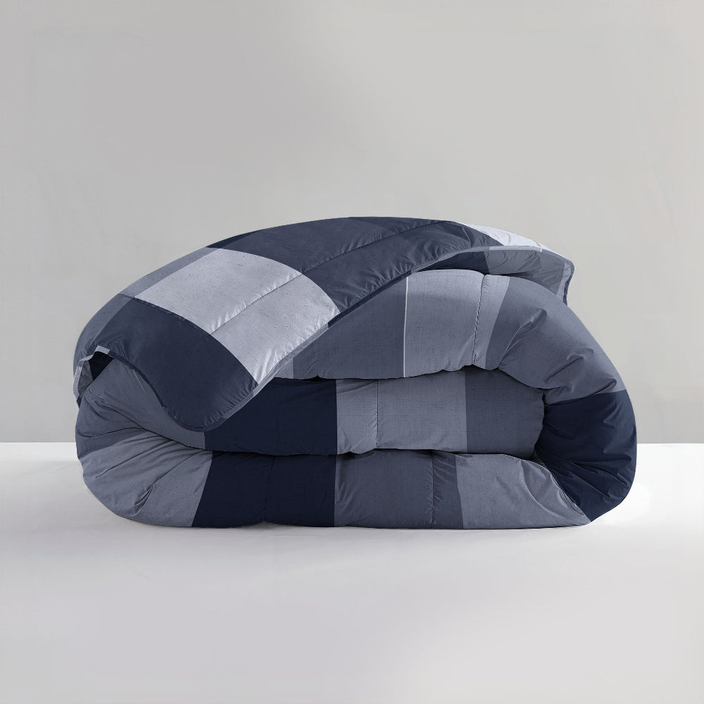 All-in one Lazy dekbed incl. kussenslopen Anne -  Blauw