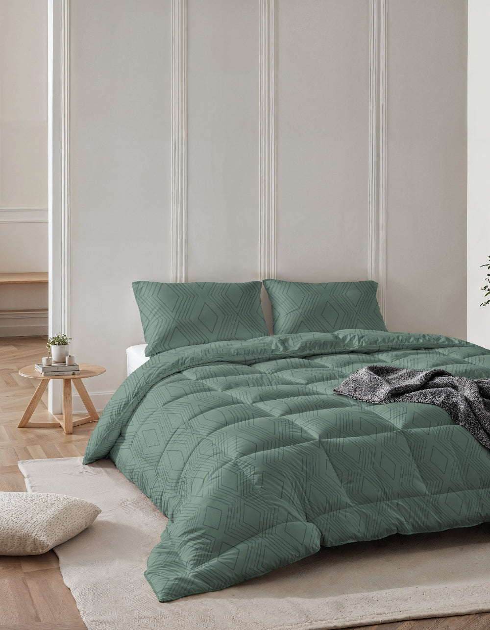 All-in one Lazy dekbed incl. kussenslopen - Dorian - Groen