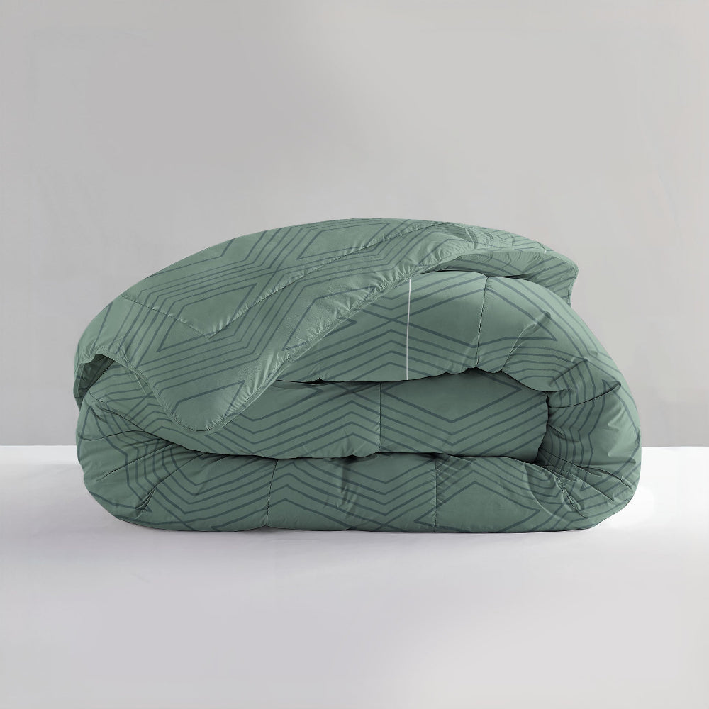 All-in one Lazy dekbed incl. kussenslopen - Dorian - Groen
