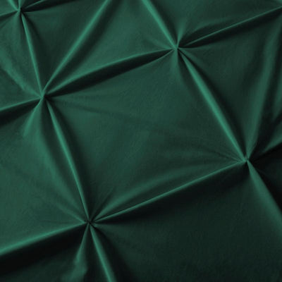 Velvet Pintuck Dekbedovertrek - Groen