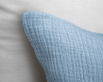 Mousseline Perkal Dekbedovertrek - Blauw