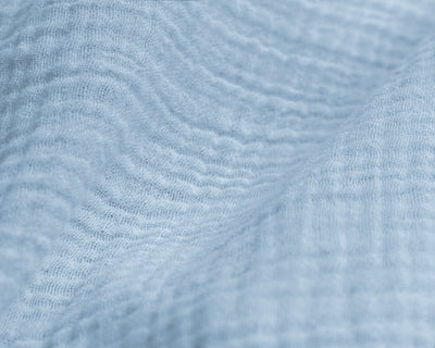 Mousseline Perkal Dekbedovertrek - Blauw