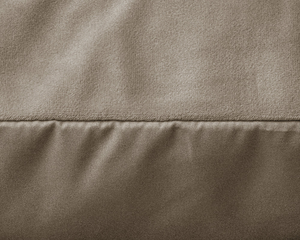 Velvet Kussenslopen Taupe - 2-pack