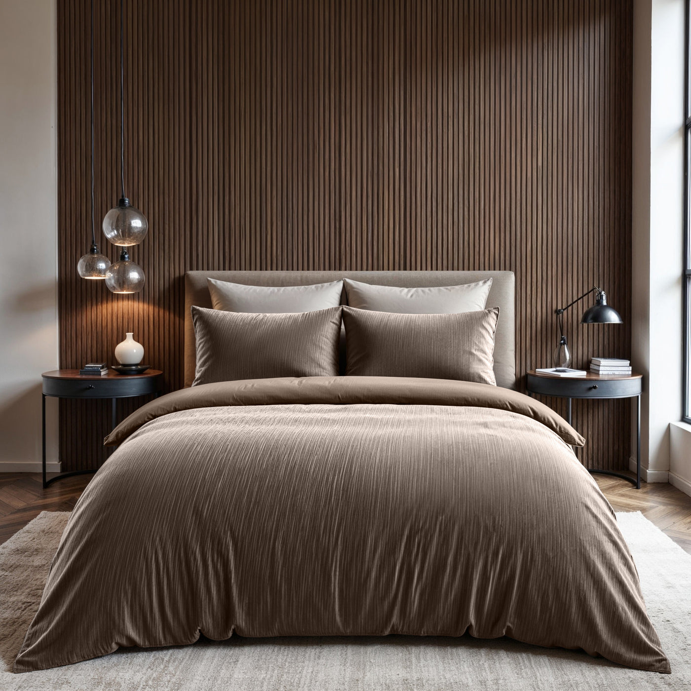 Velvet Cartier Dekbedovertrek - Taupe