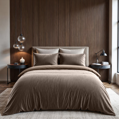 Velvet Cartier Dekbedovertrek - Taupe