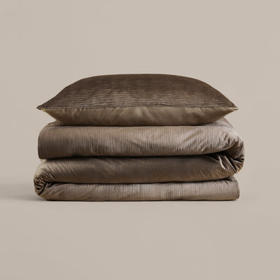 Velvet Cartier Dekbedovertrek - Taupe
