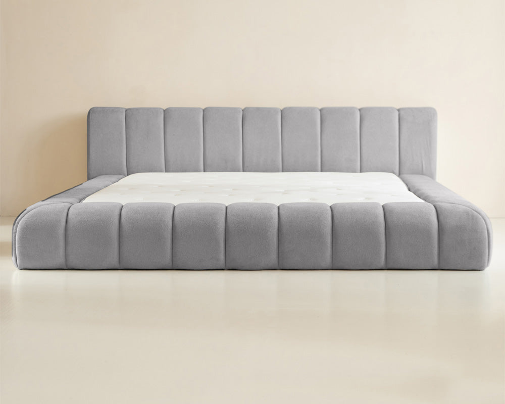 Adore Designbed Parijs - Teddy Bouclé - Grijs