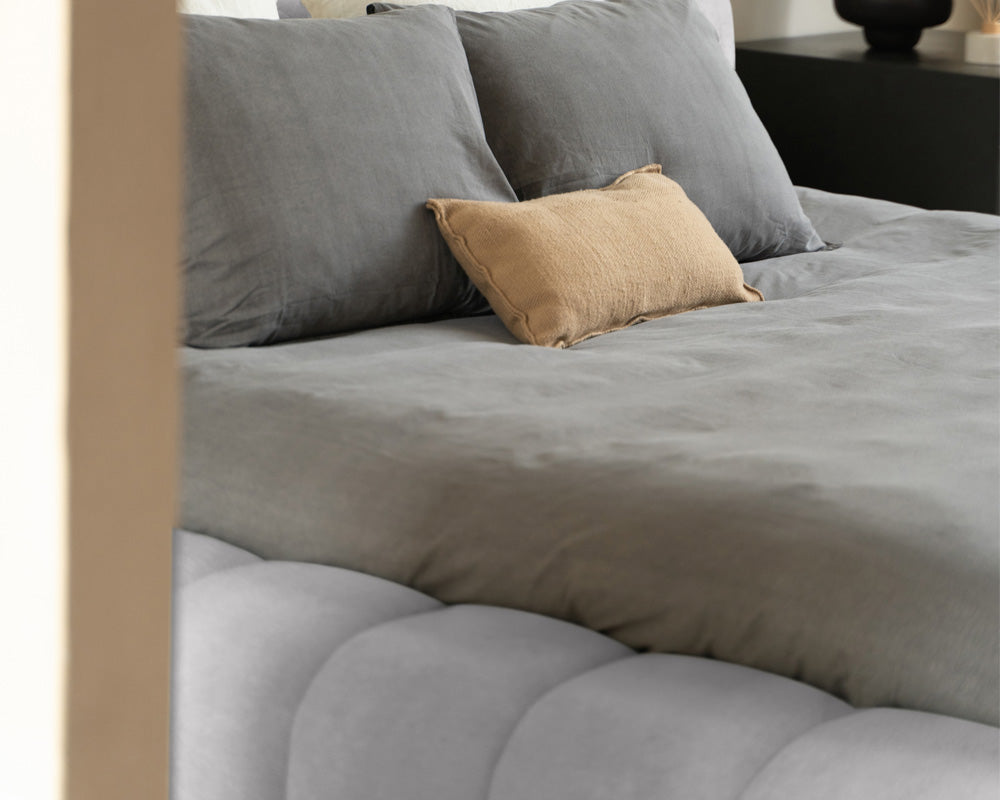 Adore Designbed Parijs - Teddy Bouclé - Grijs