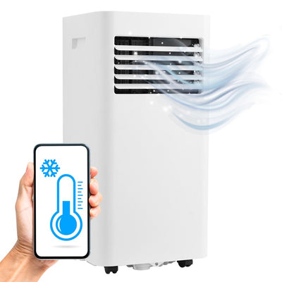 Verrijdbare airco 7000BTU met Wifi-connectie & timerfunctie