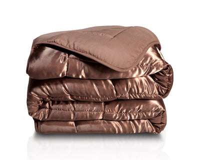 Eazzzy Quilt Satin -  Bruin